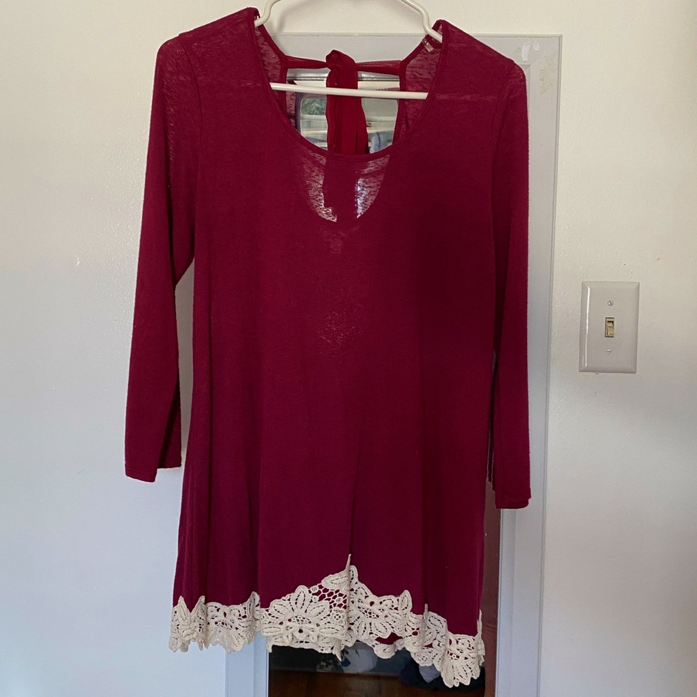 Charming Charlie Quarter-Sleeve Top